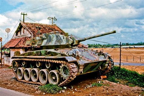 U.S. tanks during the Vietnam War